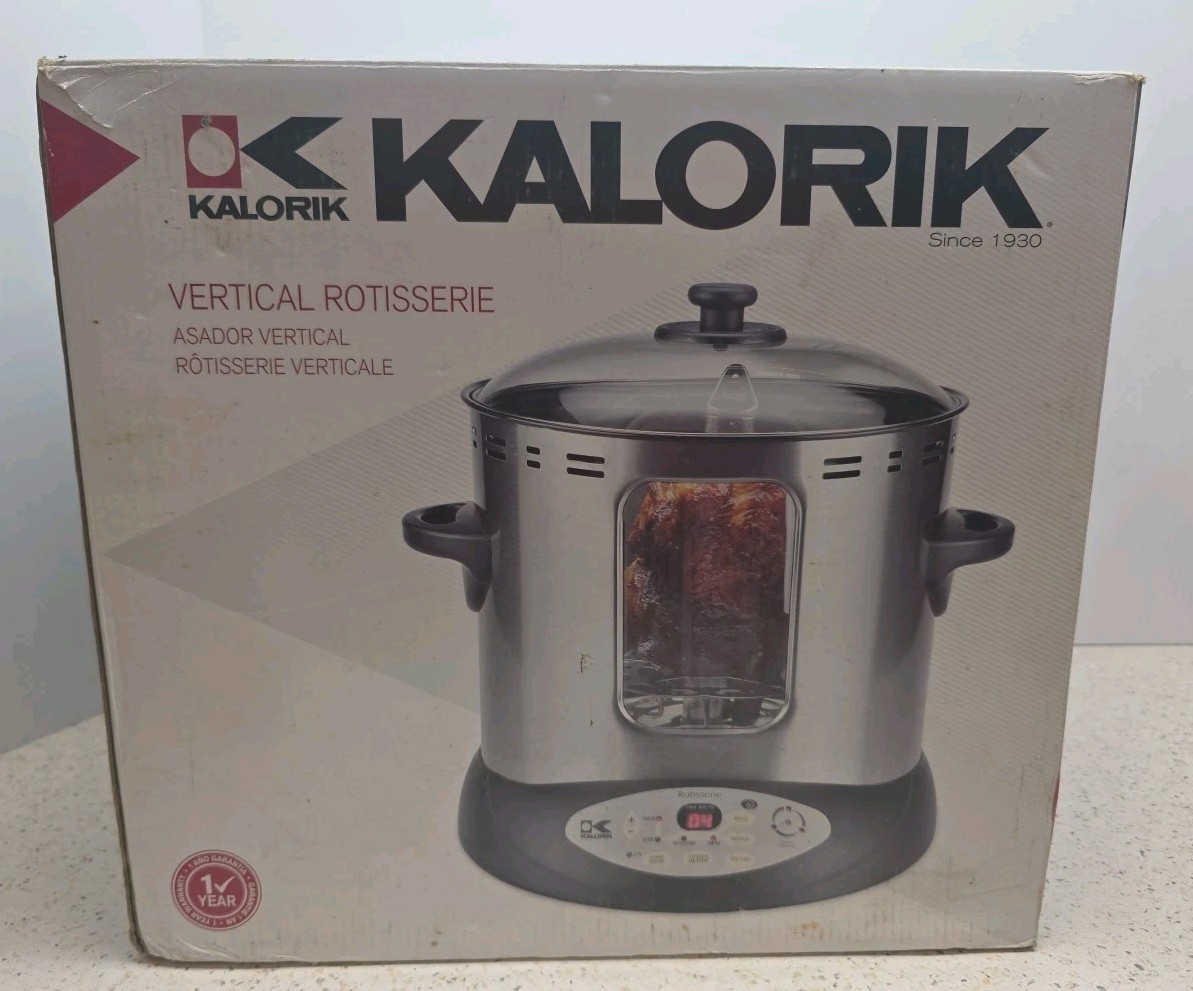 Kalorik Stainless Steel Vertical Rotisserie DGR-31031 - NEW IN BOX (WBP009483)