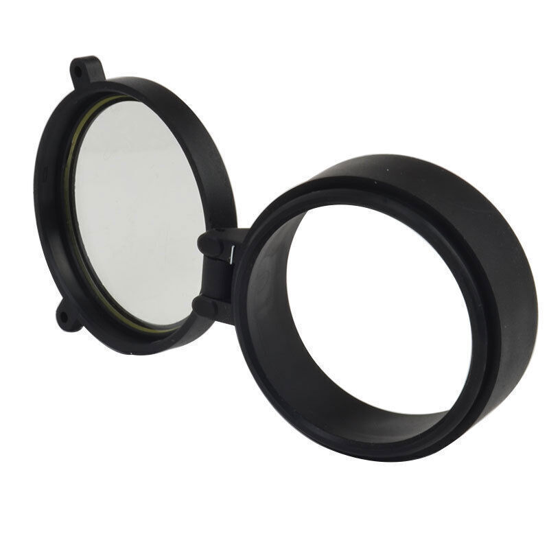 30-69mm Flip Spring Up Open Lens Cover Through transparent Rifle scope Cap