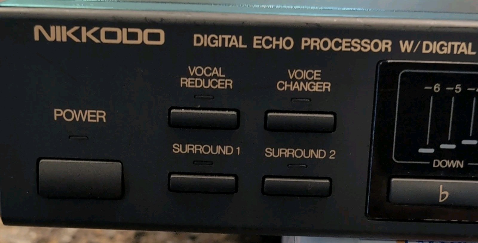 Nikkodo DEP-2000K Digital Echo/Key Processor 1U Rack 2CH RCA 1/4" Black