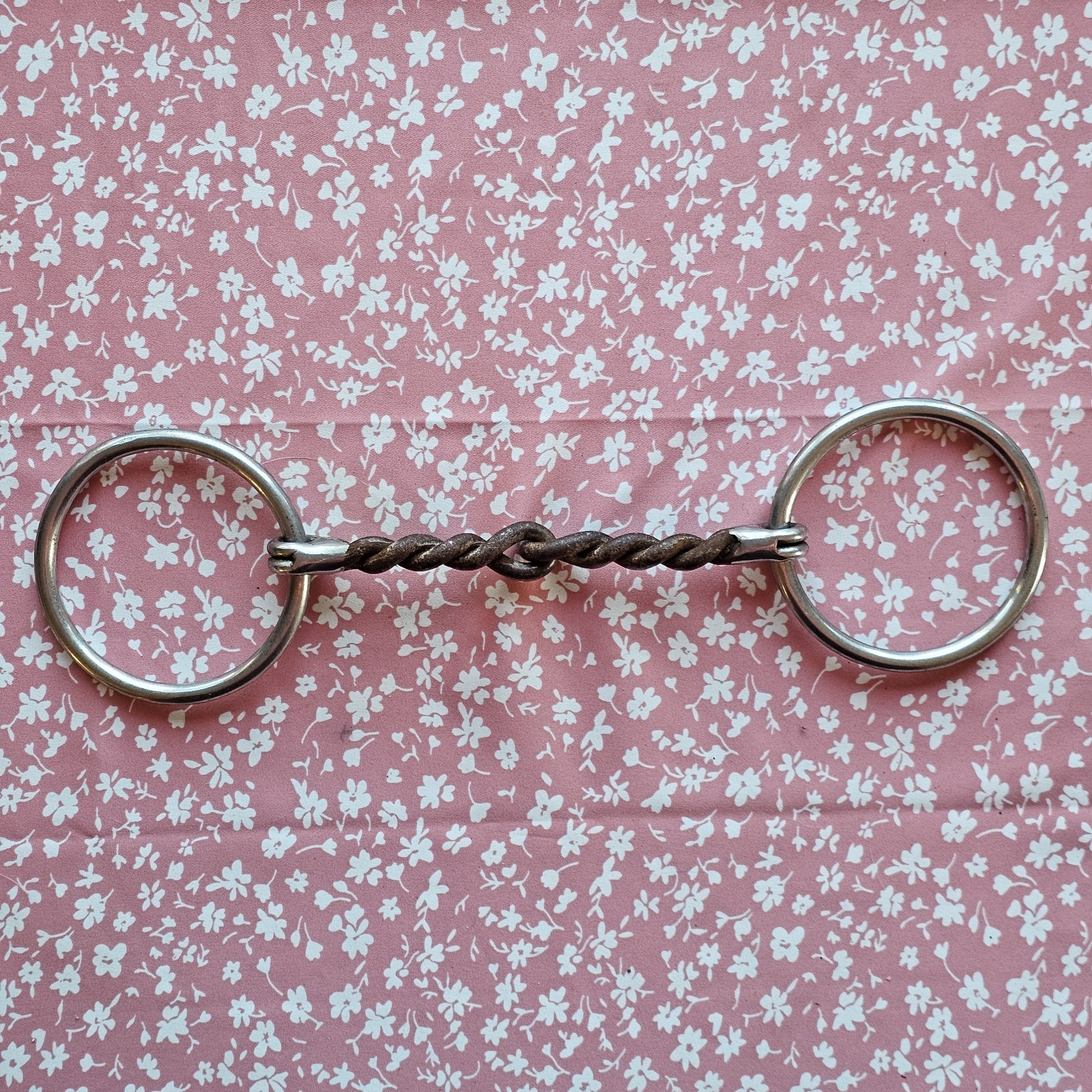 Reinsman Twisted Wire Loose O Ring Snaffle Western Training Bit 5.25"