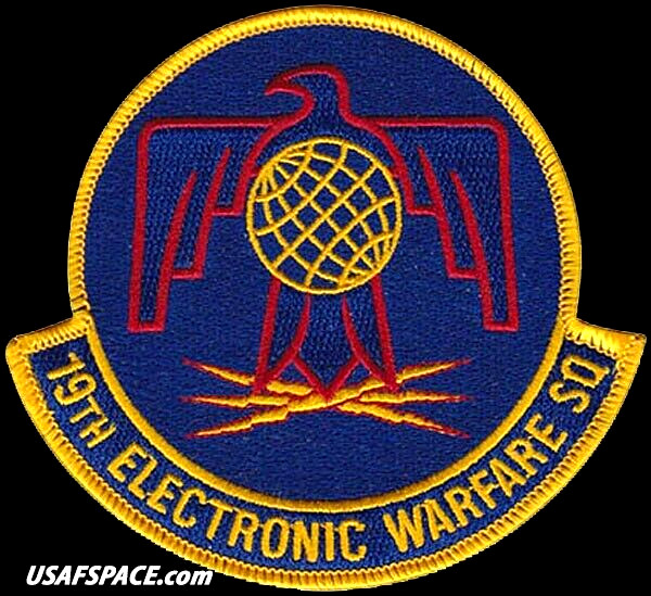 USAF 19TH ELECTRONIC WARFARE SQ - Bann, Germany - ORIGINAL VEL PATCH