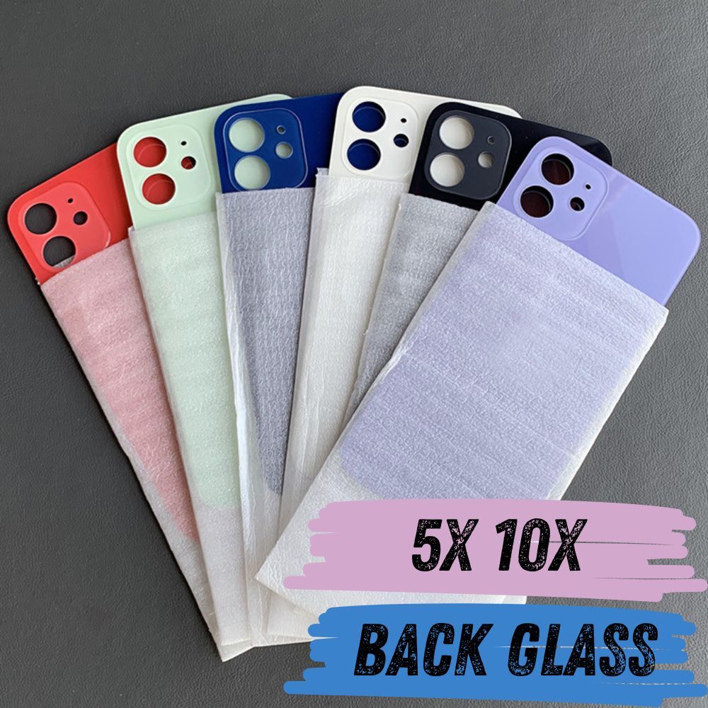 Replacement Lot Back Glass Big Cam Hole For iPhone 8 XR XS 11 12 13 14 Pro Max