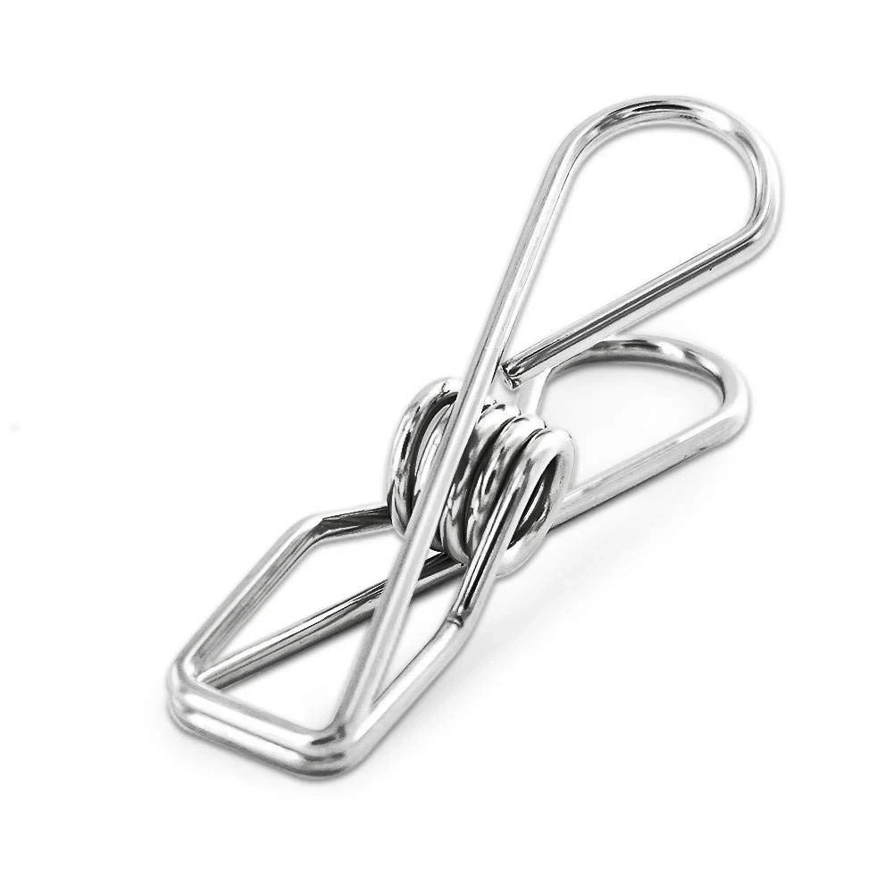 40 Pack Extra Large Clothes Pins Heavy Duty, Stainless Steel Clothes Pin