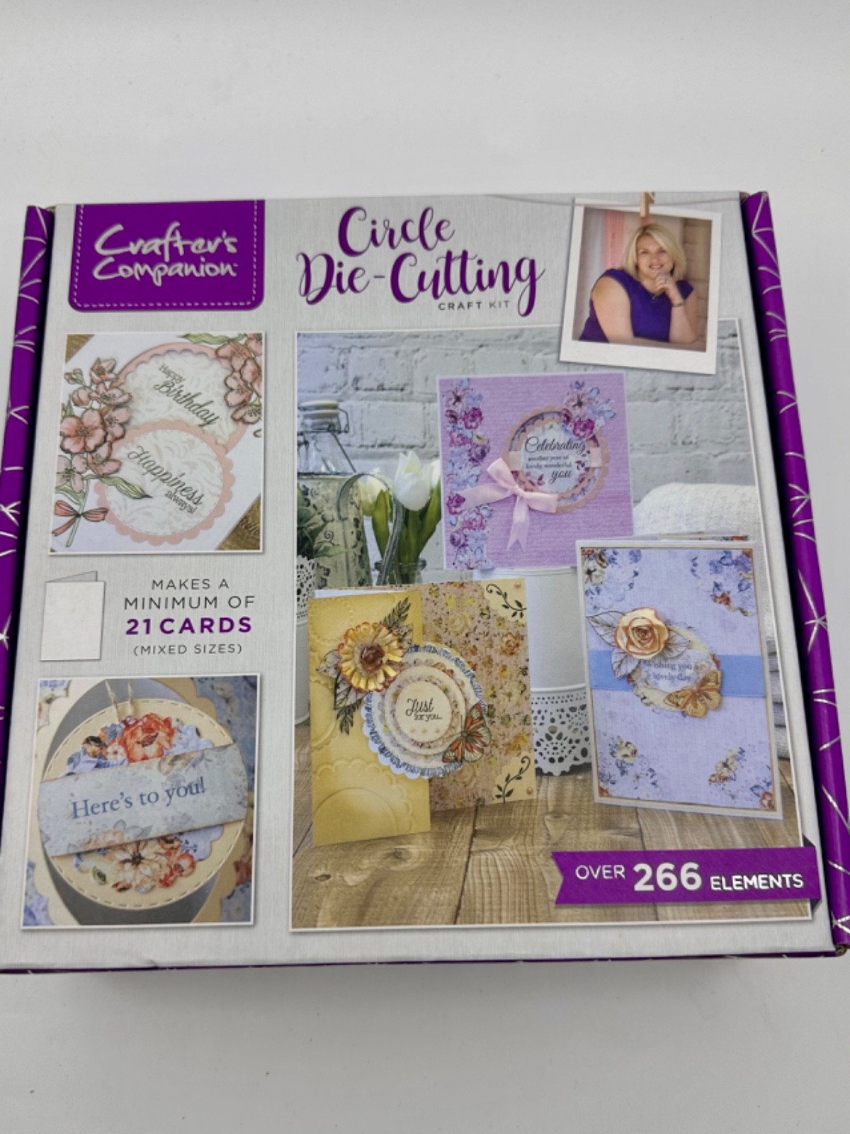 NEW IN BOX CRAFTER'S COMPANION Circle Die-Cutting Card Craft KIT