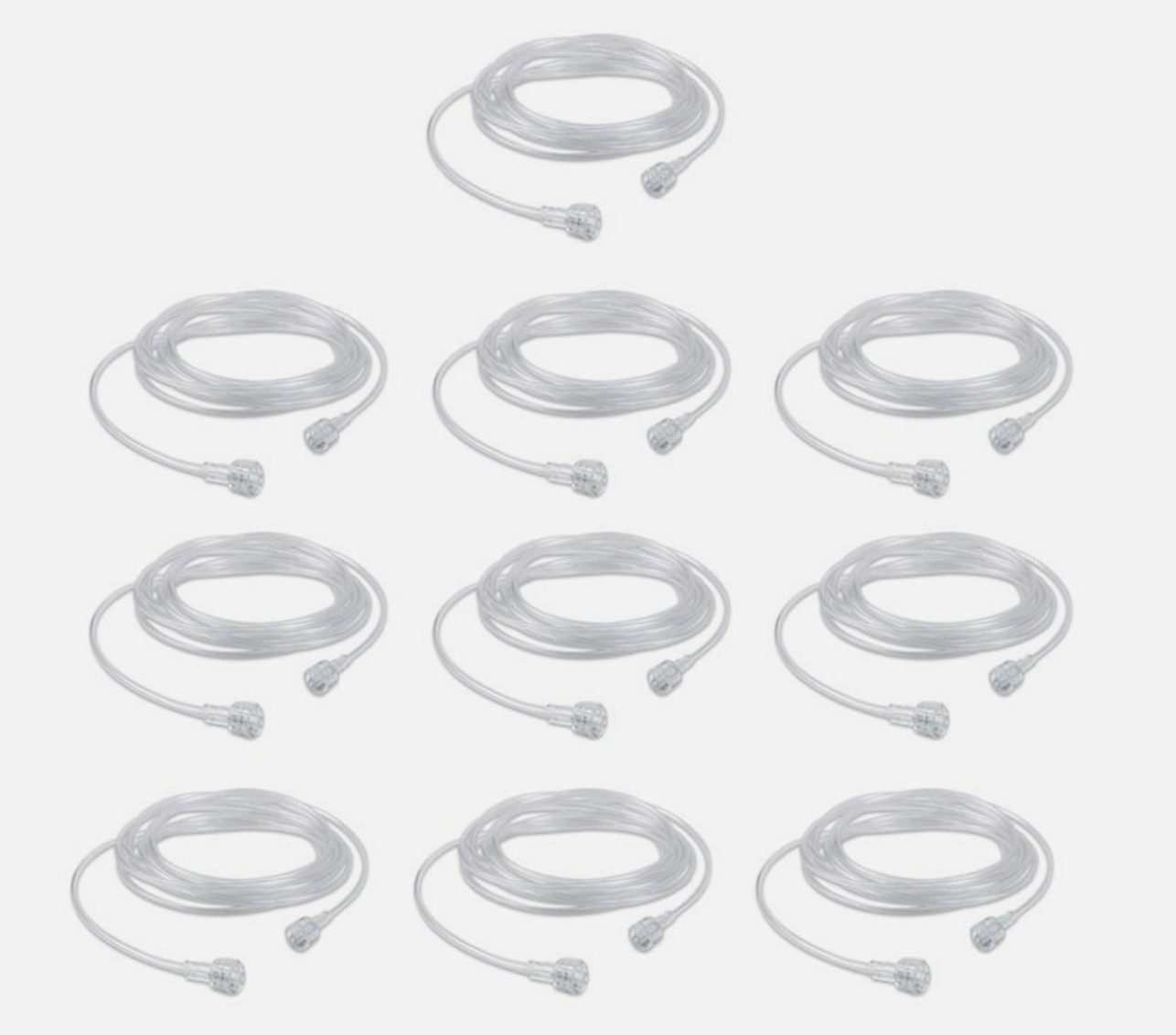 1658A Compatible Disposable Sample Line Gas Clear for Philips Two Males (10Pcs)