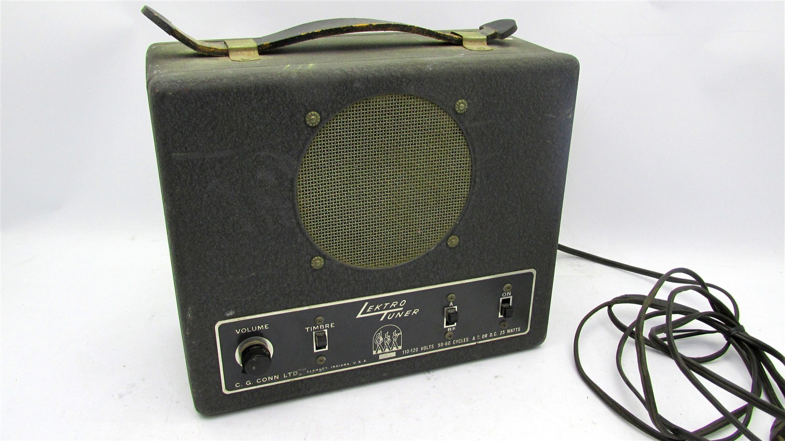 Vintage CG Conn Ltd Lektro Tuner Model 750 Electronic Instrument Tuner