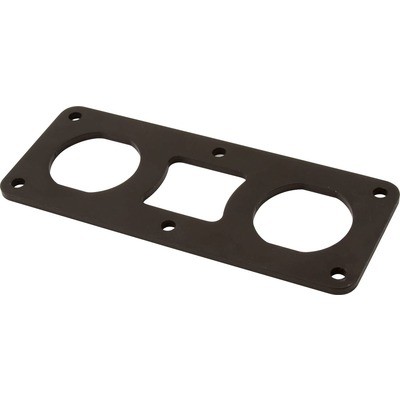 Quickcar 57-708, One Battery Terminal Bracket Remote Flat Black Aluminum