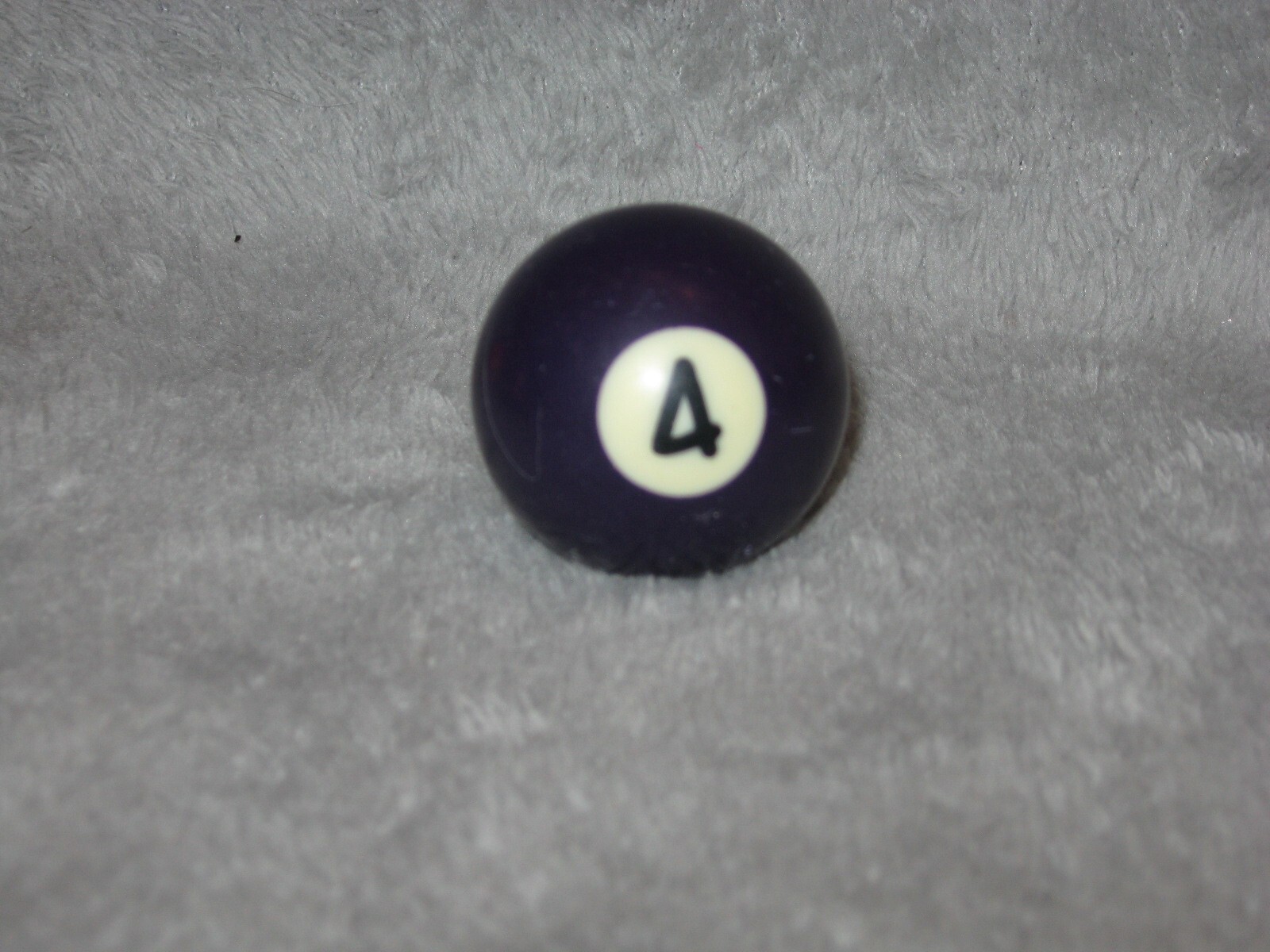 Mini Pool Ball #4 Purple Solid 1.5" Diameter Miniature Billiard Replacement