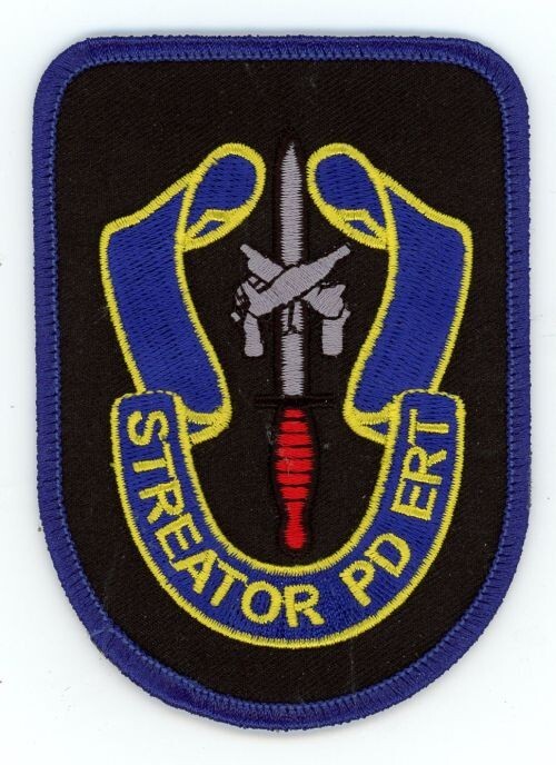 ILLINOIS IL STREATOR POLICE ERT NICE SHOULDER PATCH SHERIFF