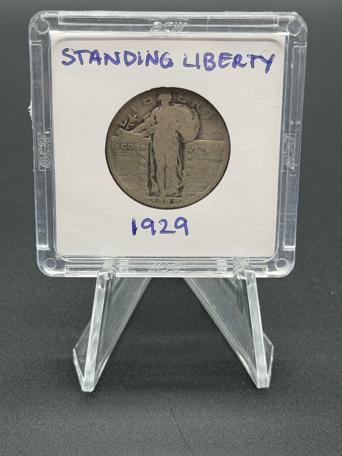 1929 Standing Liberty Quarter – FULL DATE – 90% Silver – Original Circulated