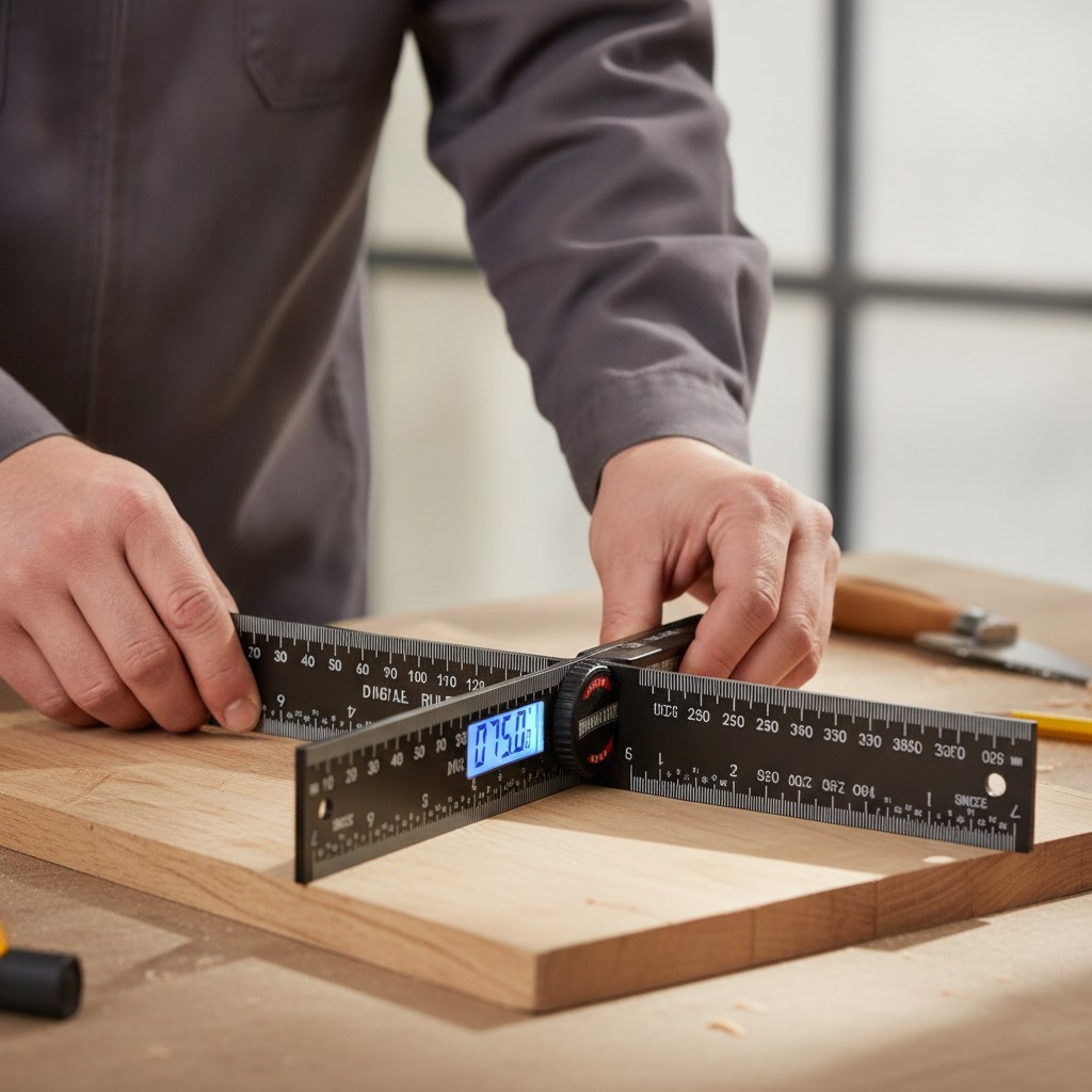 Digital Angle Finder Protractor - 7 Inch Precision Tool for Woodworking & Crafts