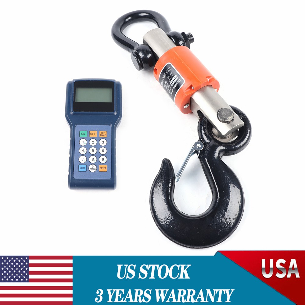 Wireless Digital Electronic Hanging Crane Scale Remote Control Crane Scale New