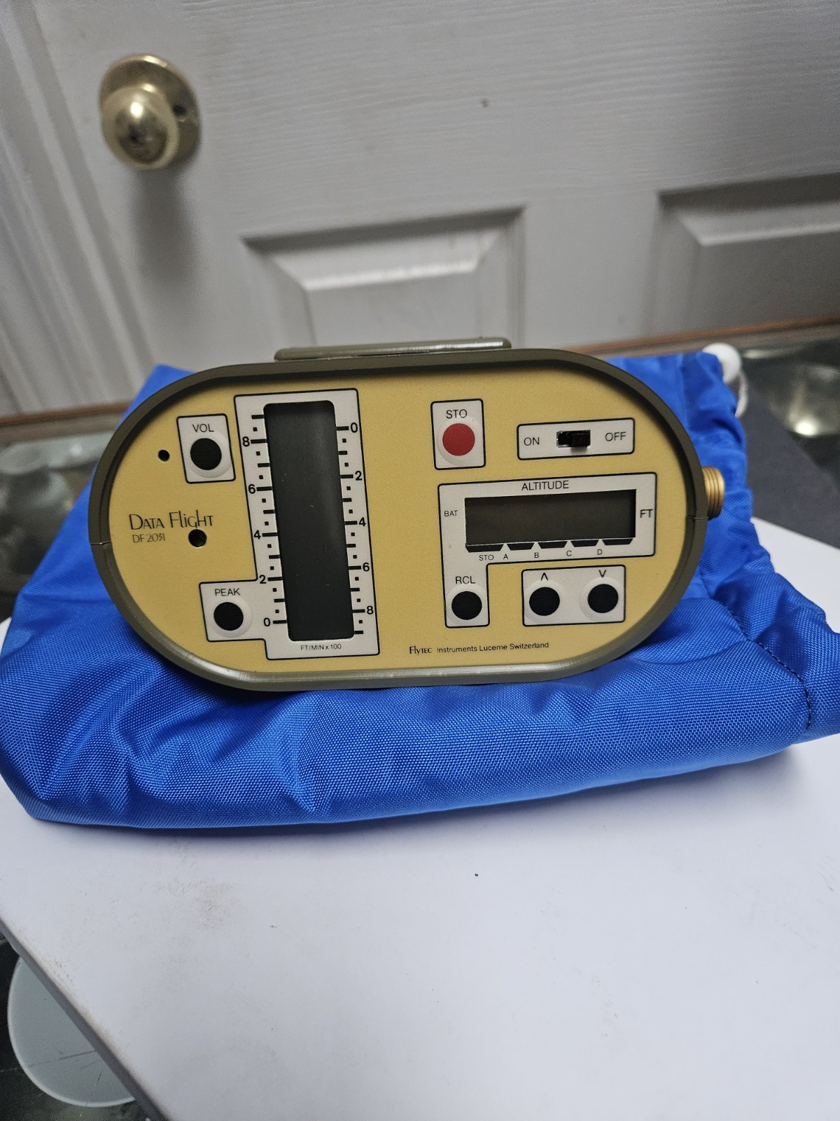 Vintage Swiss Flytec Instrument Aviation Guages