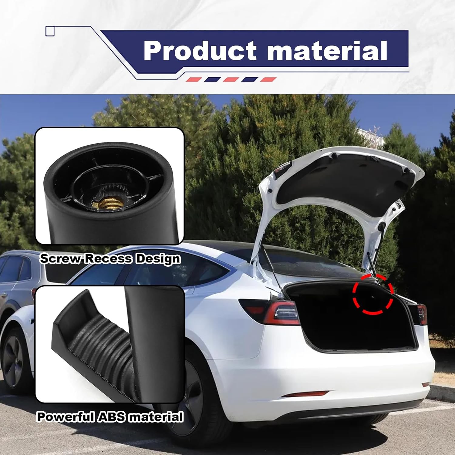 Trunk Grocery Bag Hook Compatible with 2016–2024 GEN 2 Tesla Model 3 – Trunk