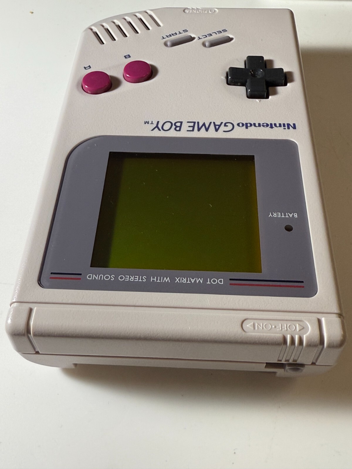 RESTORED Original Nintendo Game Boy GRAY DMG-01 **NEW SCREEN** - TESTED