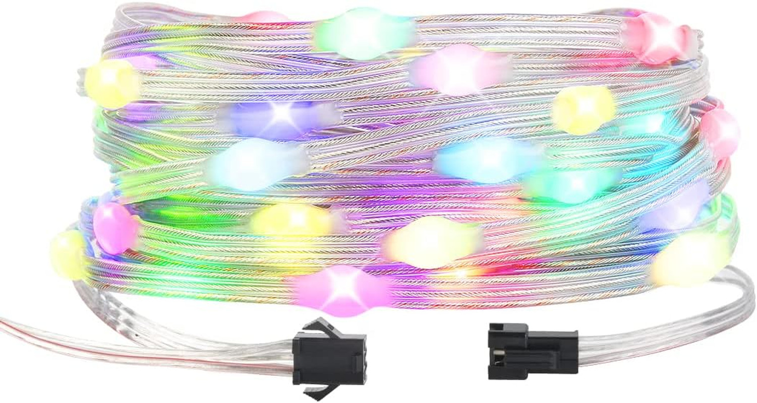 WS2812B IC RGB Pebble Pixel Light Seed String Roll Individually Addressable Chas
