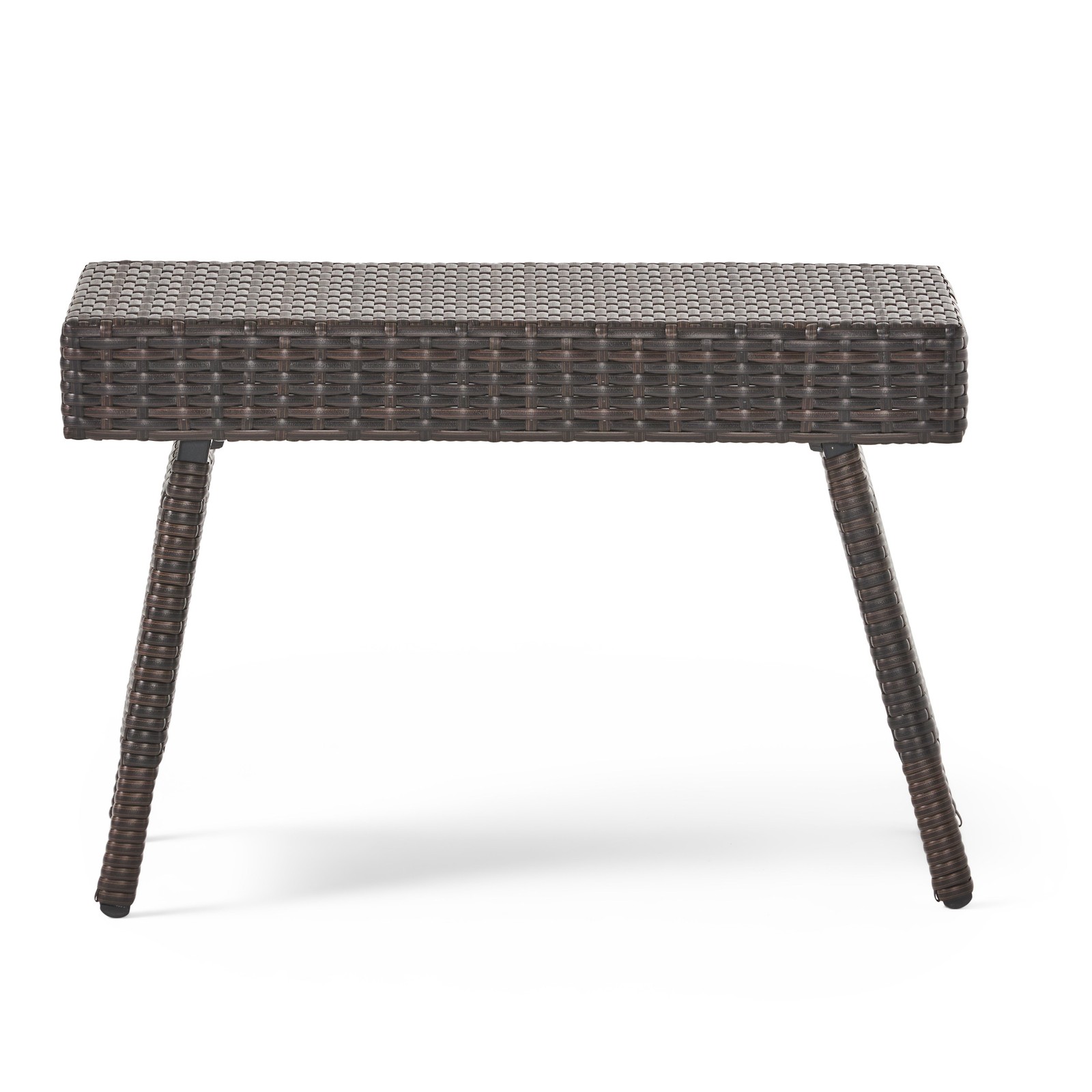PE WICKER SNACK TABLE