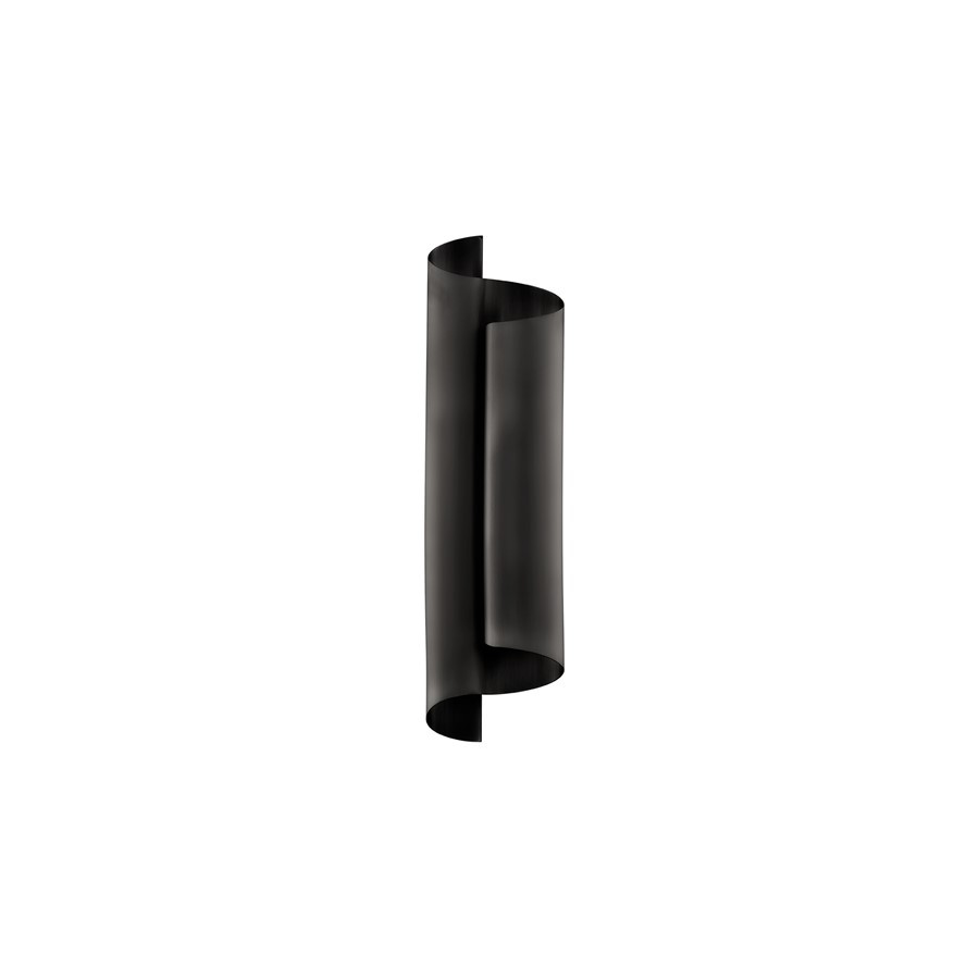 Modern Forms Pirouette 1Lt 18" LED Wall Sconce, Black - WS-94518-40-BK