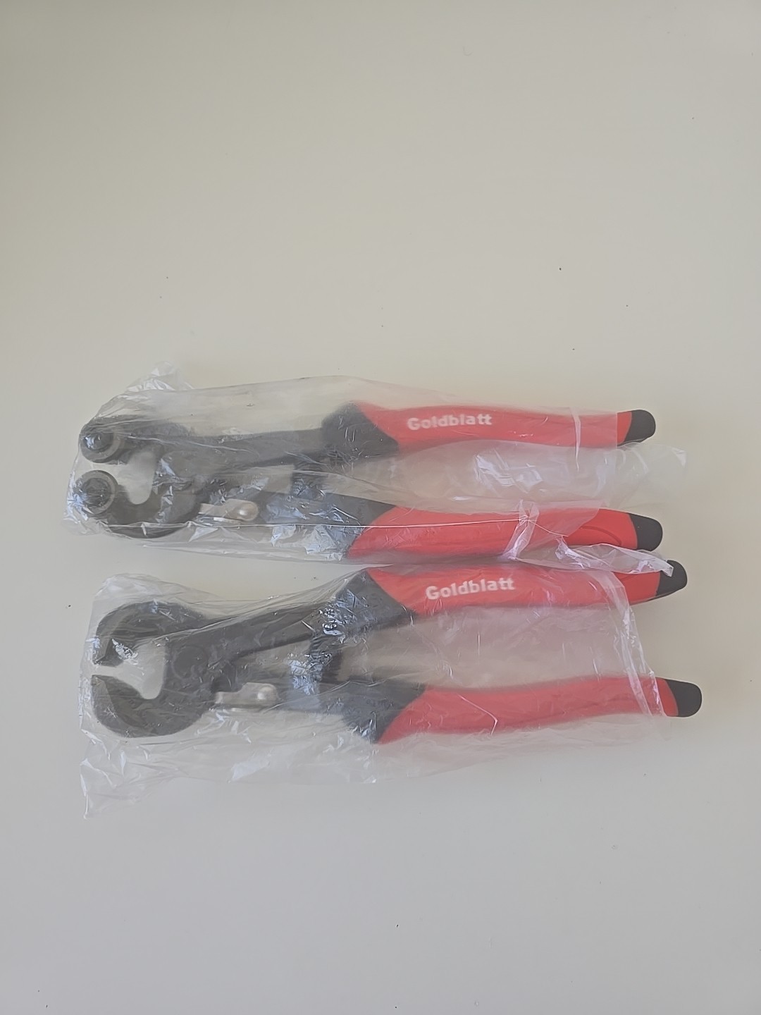 Goldblatt 2 Piece Glass Tile Nippers Set - Heavy Duty Wheeled Glass Mosaic