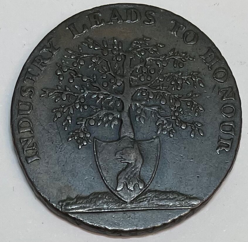 Gloucester Newent Half Penny Token.