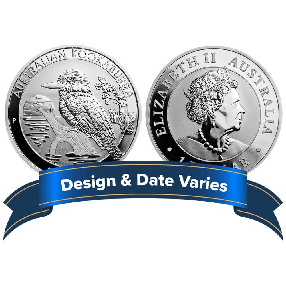 $1 Silver Australian Kookaburra 1 oz BU Random Year