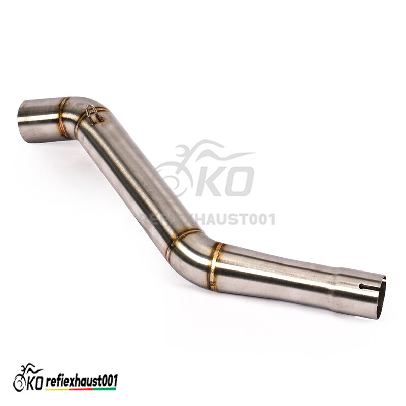For CF-Moto 650NK 400NK Mid Exhaust Link Pipe Stainless Steel 51mm Connect Pipe