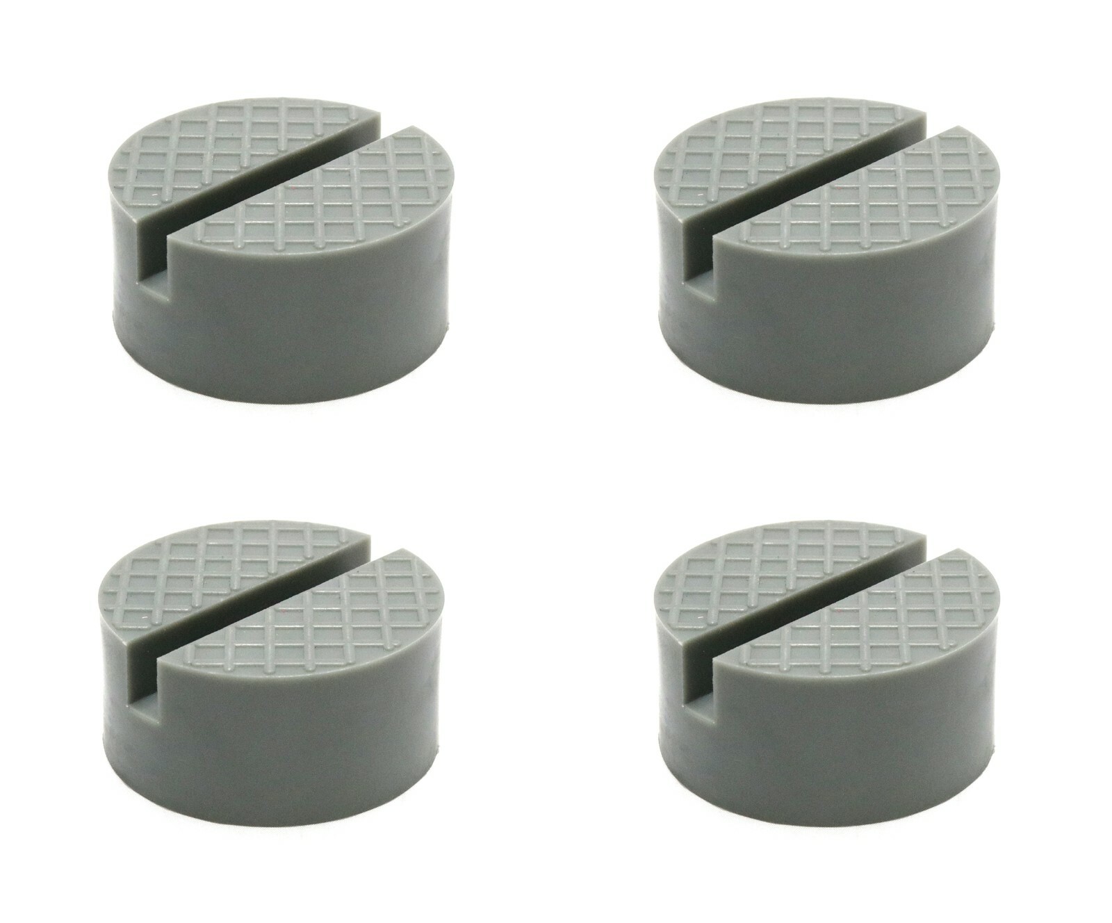 4 Pack Polyurethane Universal Medium Size Slotted Jack Pad Frame Rail Protector