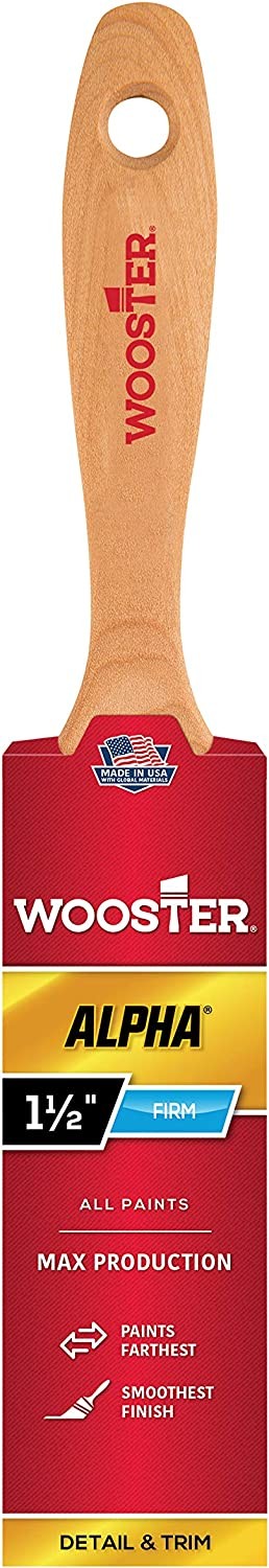 Wooster Genuine 1.5" Alpha Flat Paintbrush - 4233-1.5