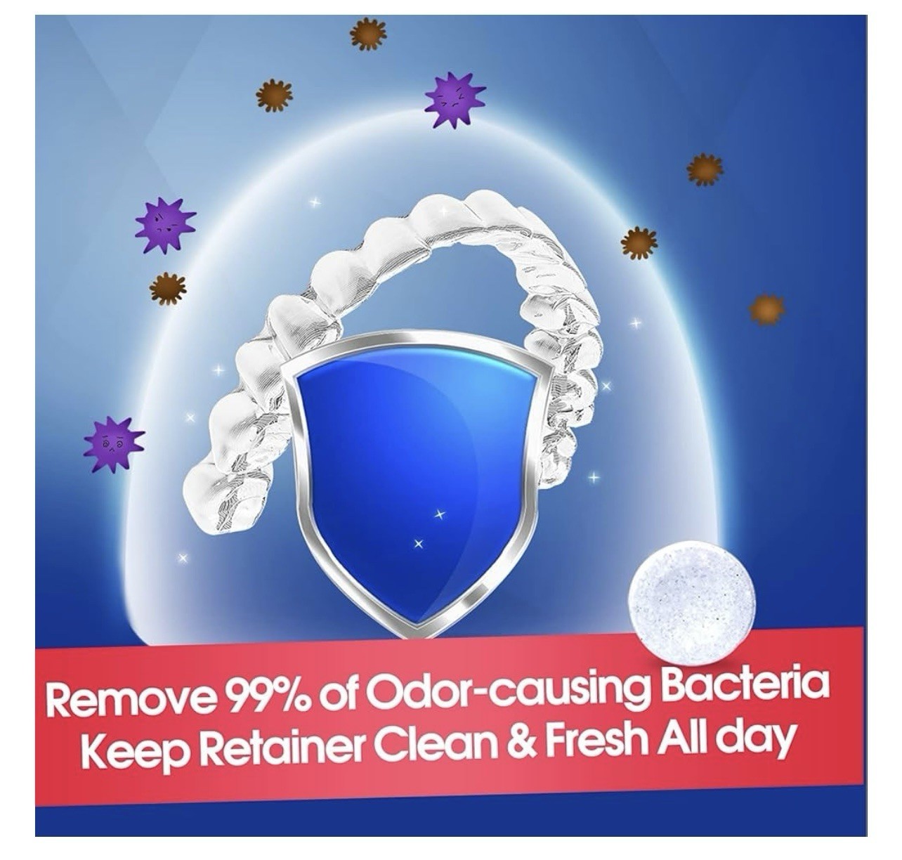 Retainer Cleaner Deep Micro Cleansing 120 Tablets