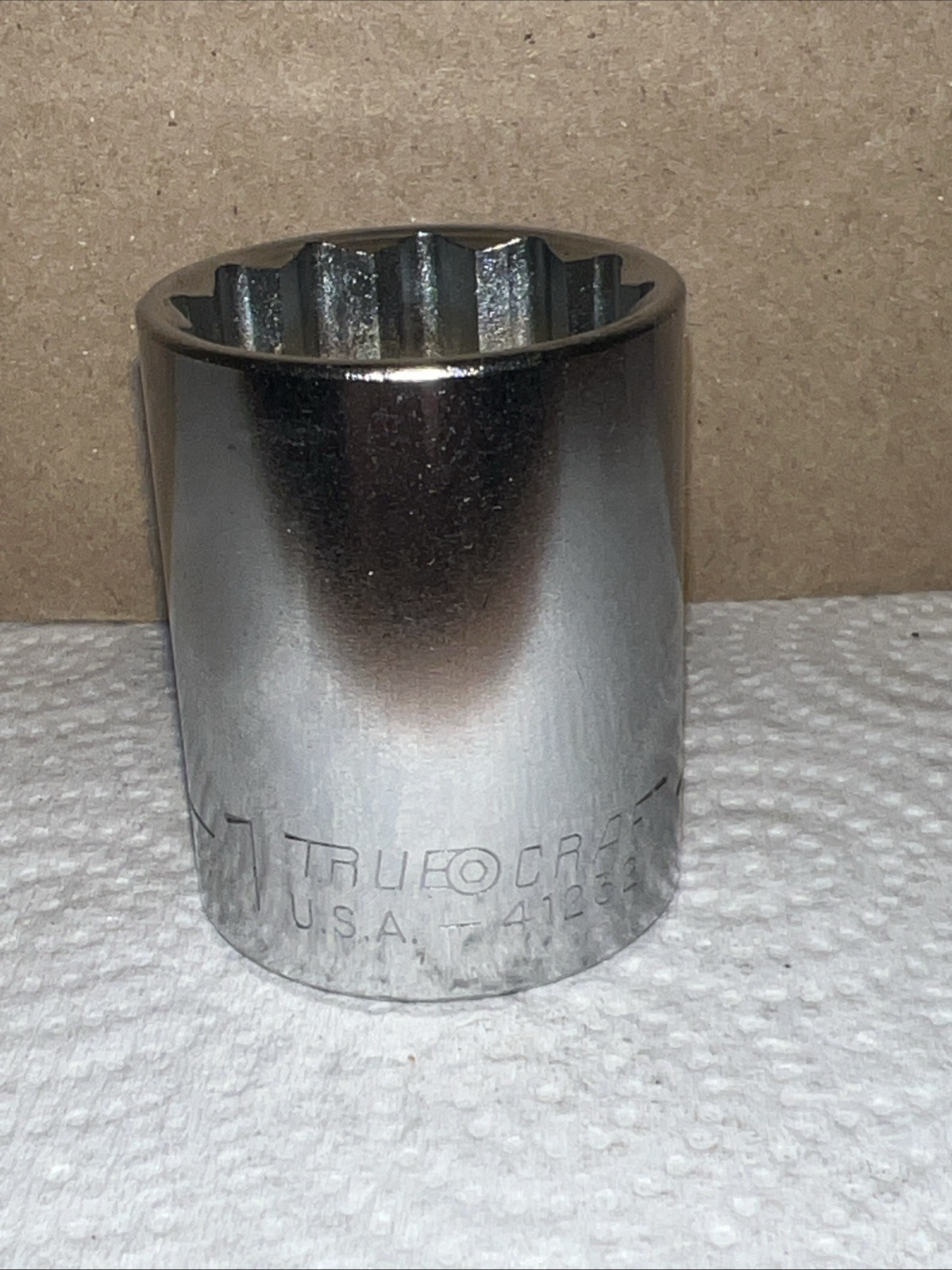 Vintage TrueCraft 41232 ,  1” Shallow Socket,  12 Point , 1/2” Drive  USA
