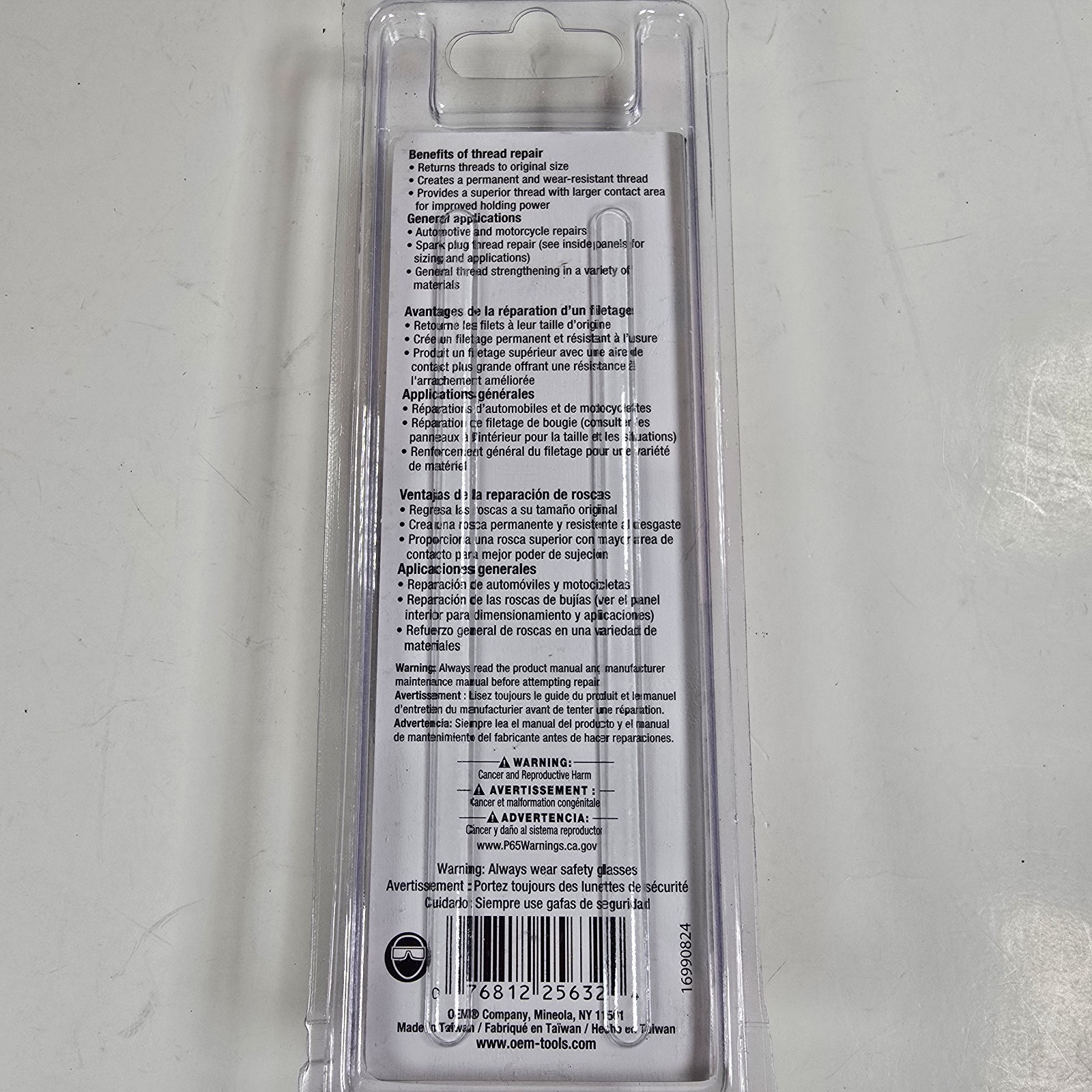 OEM Tools 25632 Thread Repair System Kit M10-1.50 Drill Tap Insert Set NEW