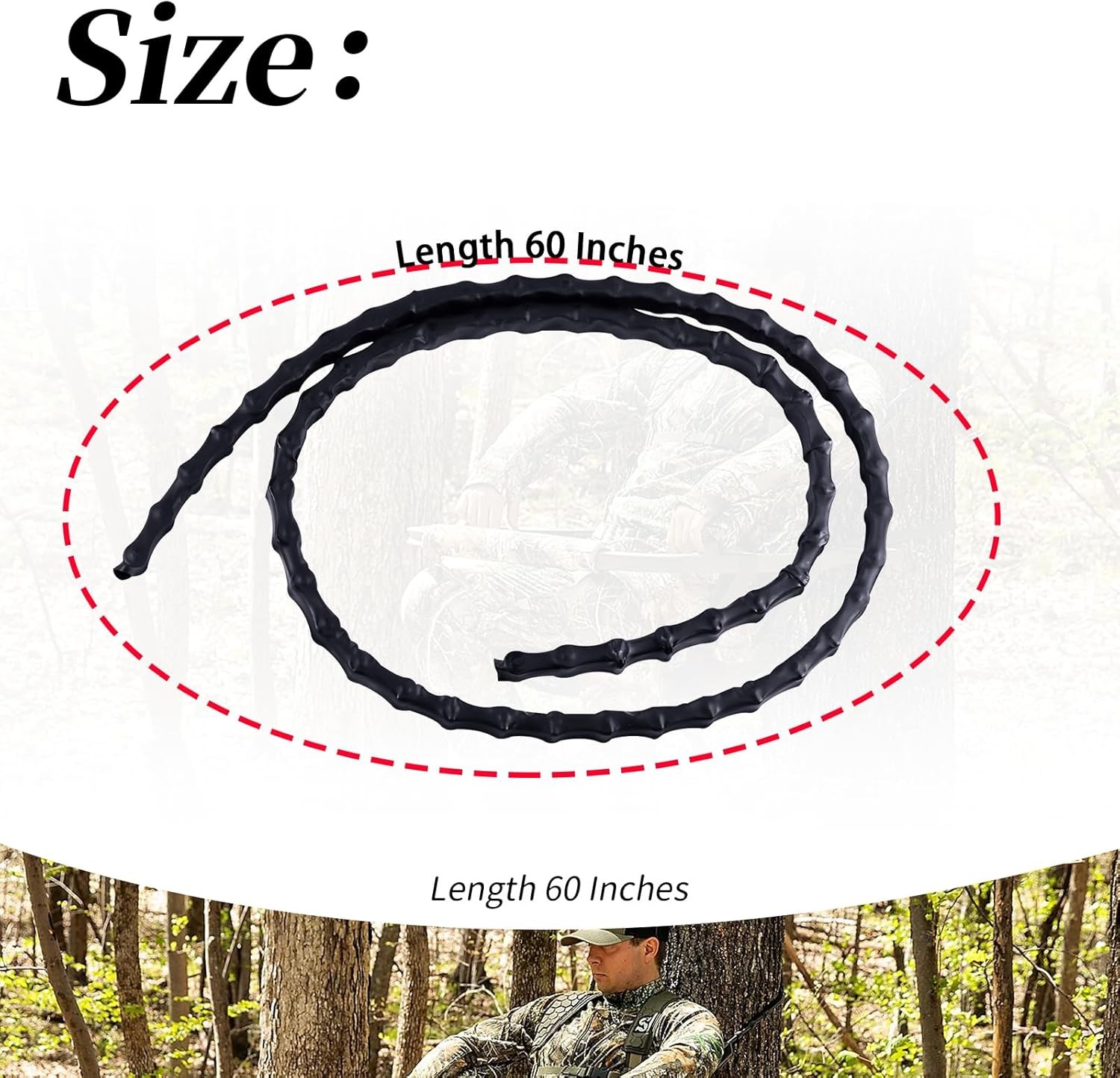 60” Replacement Chain and Cover For API Climbing Stand Climber Hunting Stand