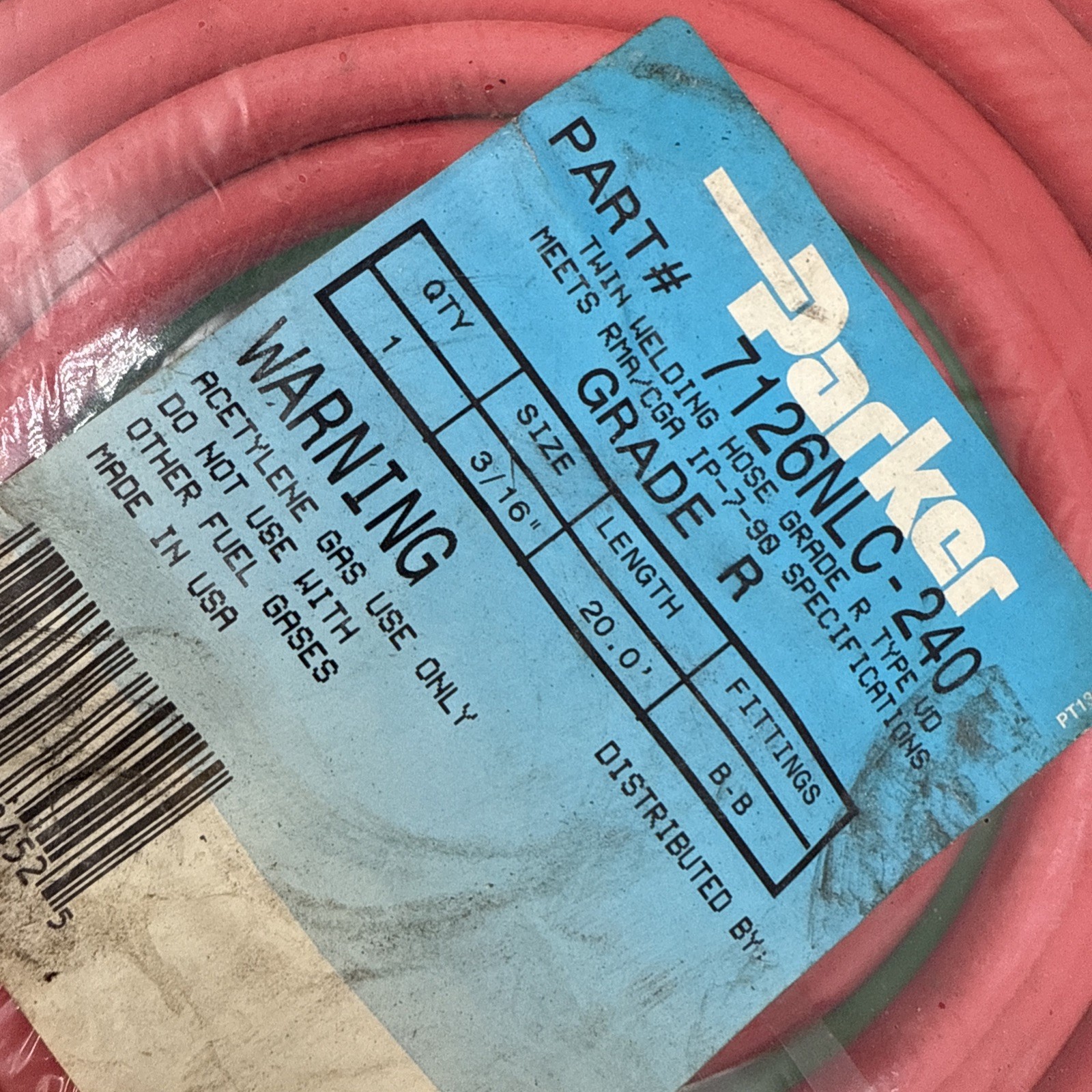 PARKER 7126NLC 240 With Regulators And Second Hose See Description