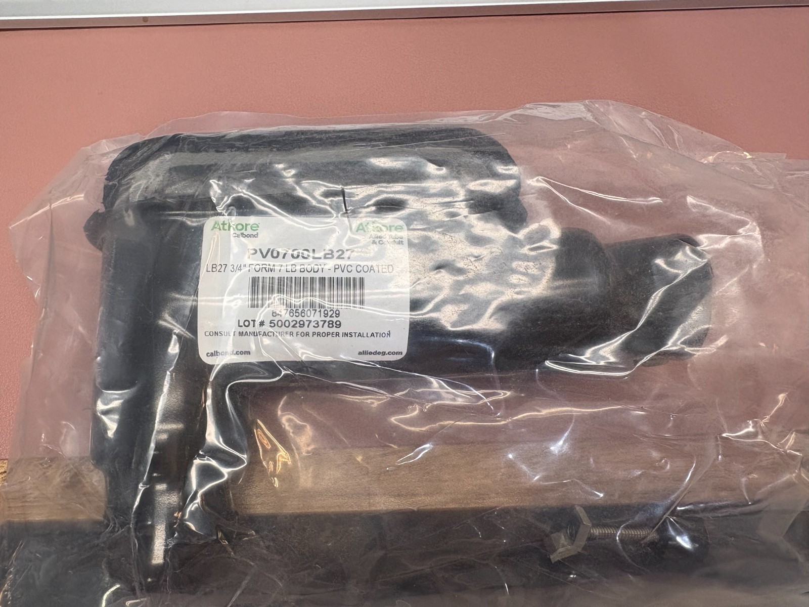 ATKORE LB27 3/4'' FORM 7LB BODY PVC COATED # PV0700LB27
