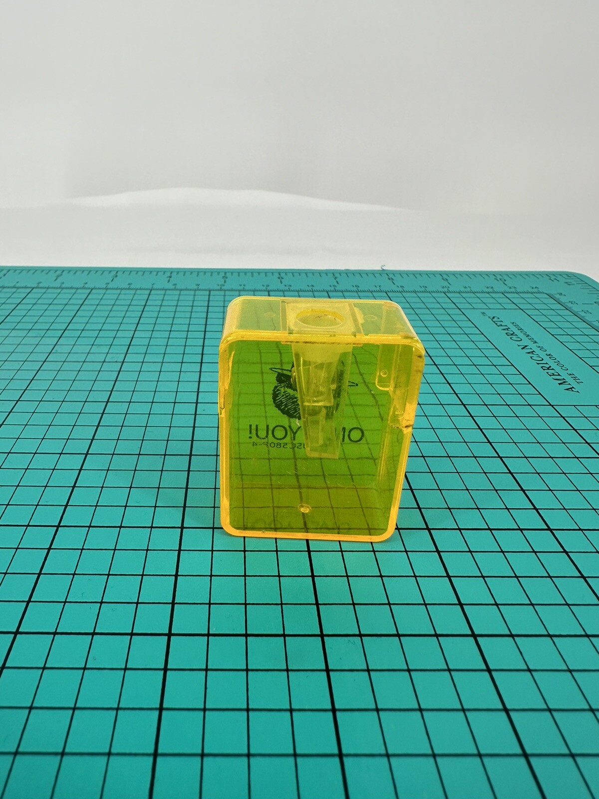 Smokey The Bear Pencil Sharpener Yellow