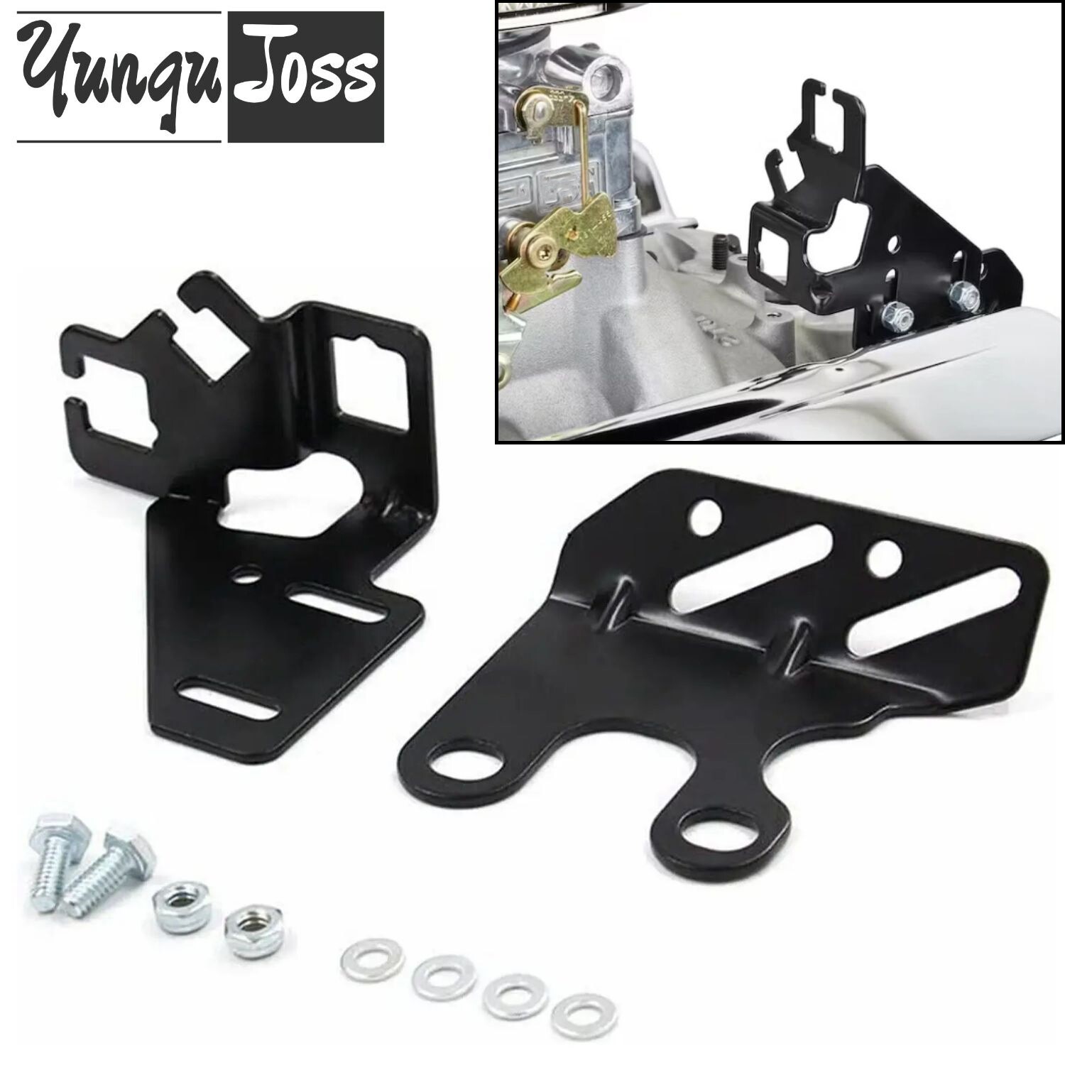 Carburetor Throttle Kickdown Transmission Cable Bracket for Chevy SBC BBC 8031