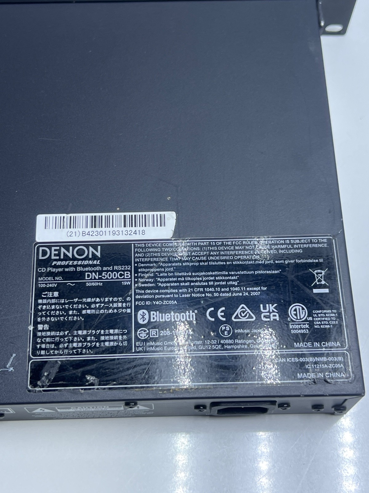 Denon DN-500CB CD/Bluetooth Pl
