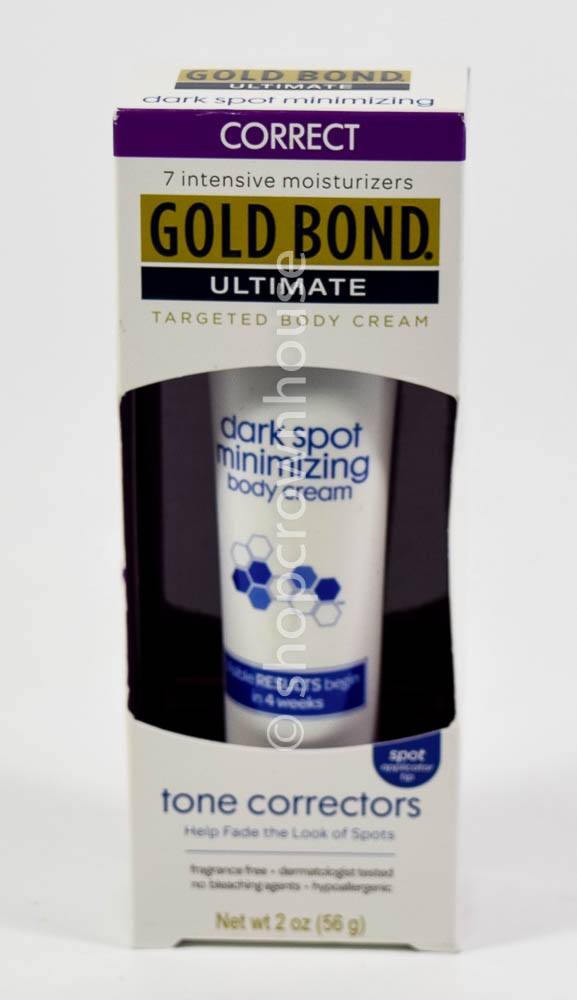 Gold Bond ultimate DARK SPOT Minimizing Body Cream 2oz Tone Correctors NIB