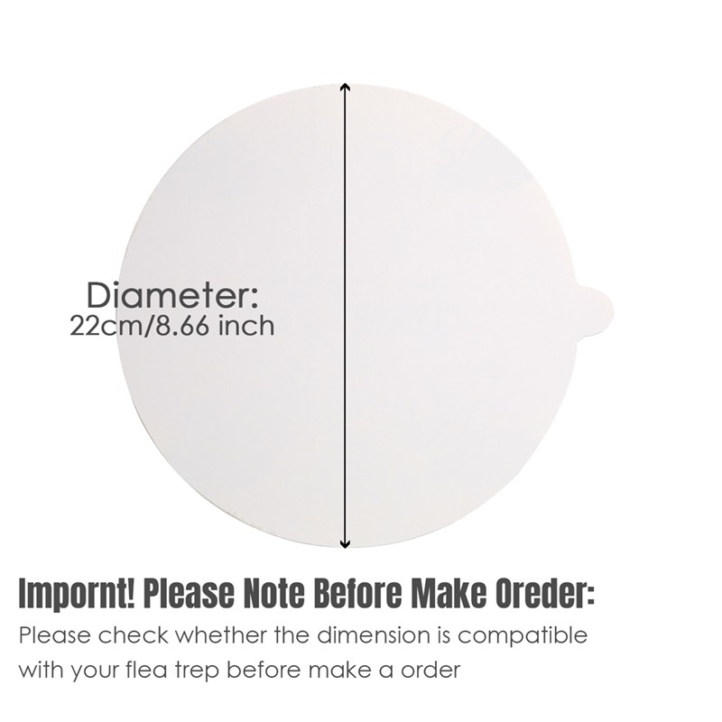 1pc Disposable Flea Trap Sticker Sticky Dome Flea Trap Refill Flea Glue Discs