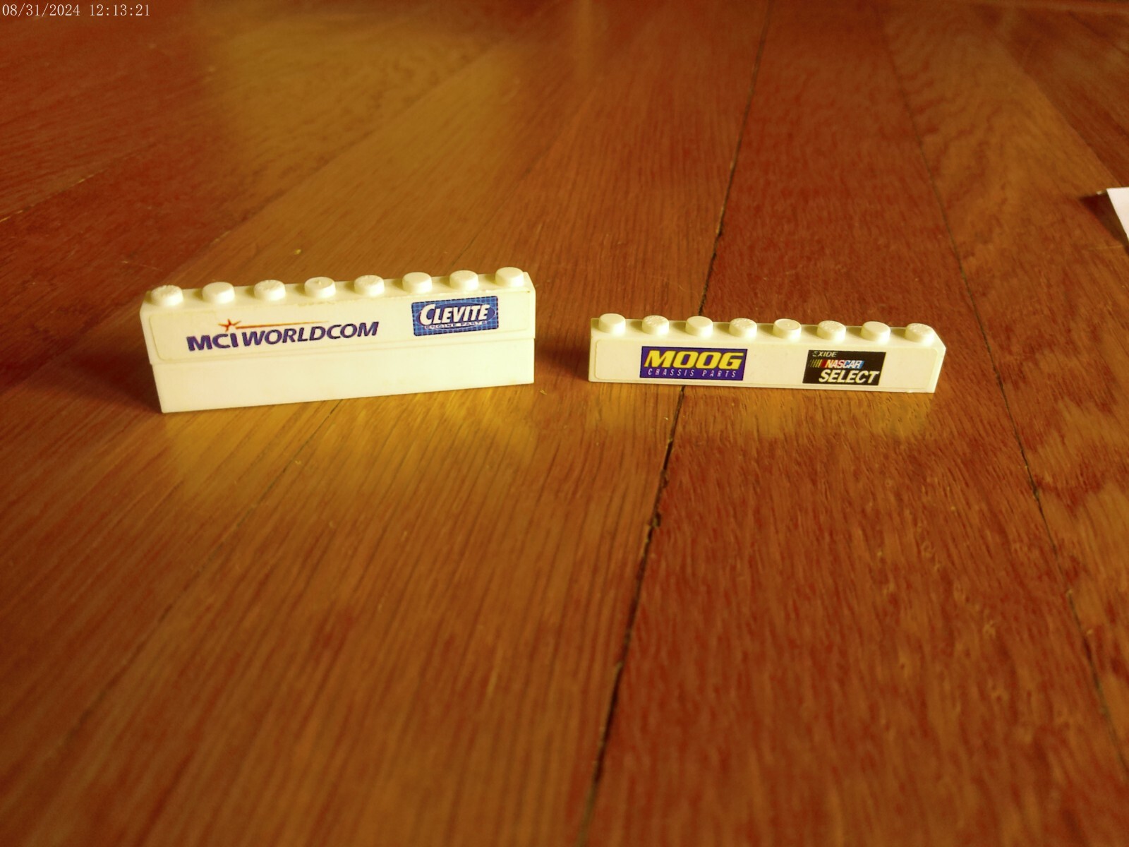 Vtg Nascar Mega Bloks Replacement NASCAR MOOG MCI Worldcom Clevite Ad Blocks