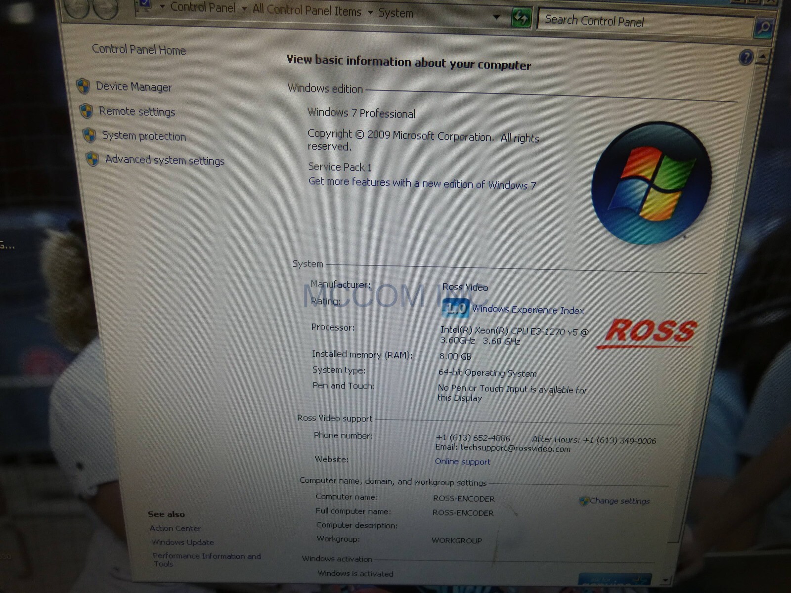 Ross XPression Video Encoder XPN-INC-SW+HW w/ 3 Dell 500gb Drives