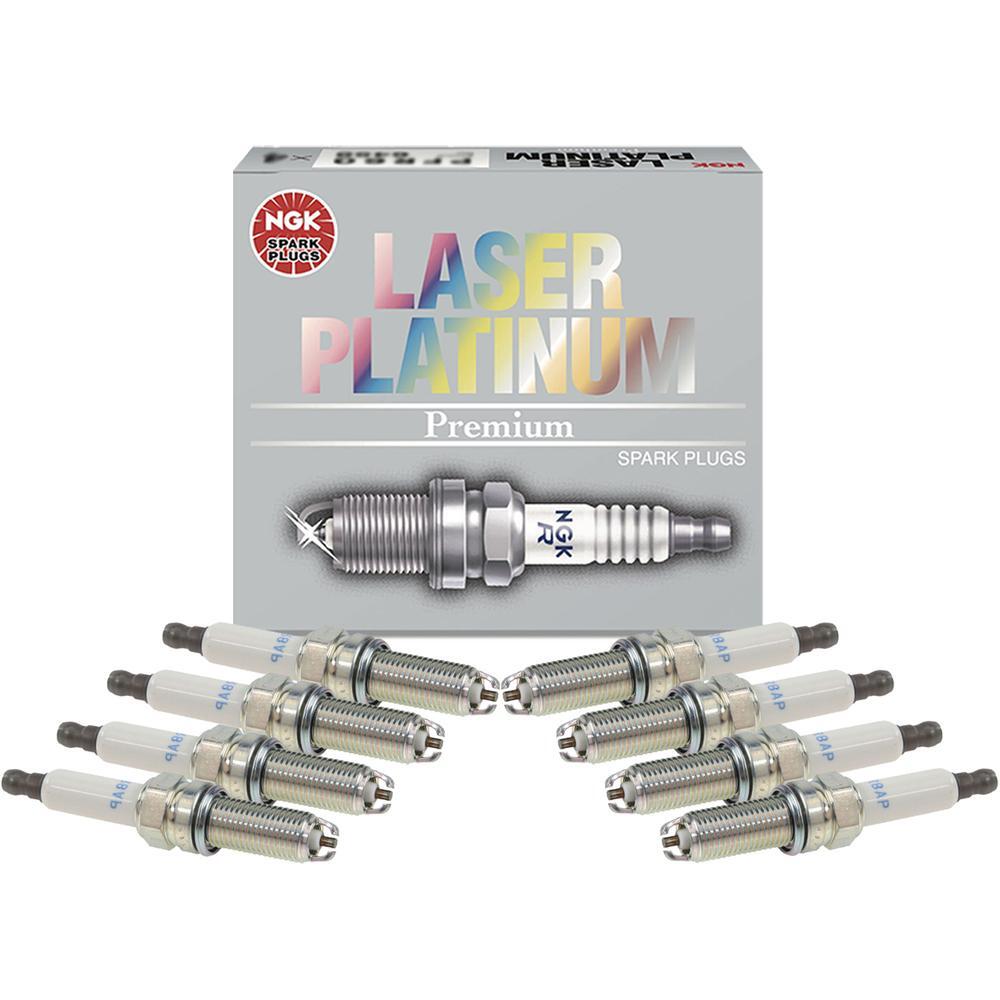 SET OF 8 For BMW M3 M5 M6 E90 E92 E93 NGK Laser Platinum Spark Plug LKR8AP- 4471