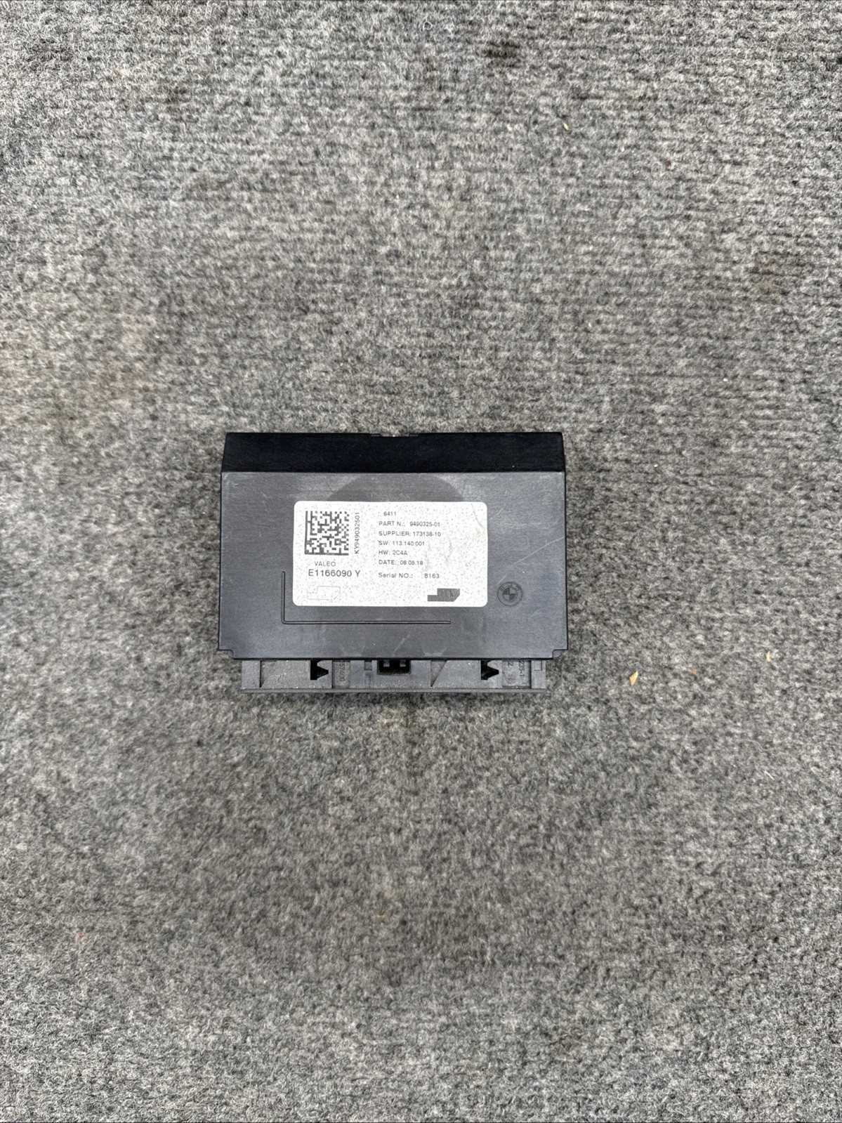 2019 MINI COOPER COUNTRYMAN F60 CONTROL MODULE UNIT 9490325 OEM 17 18 19