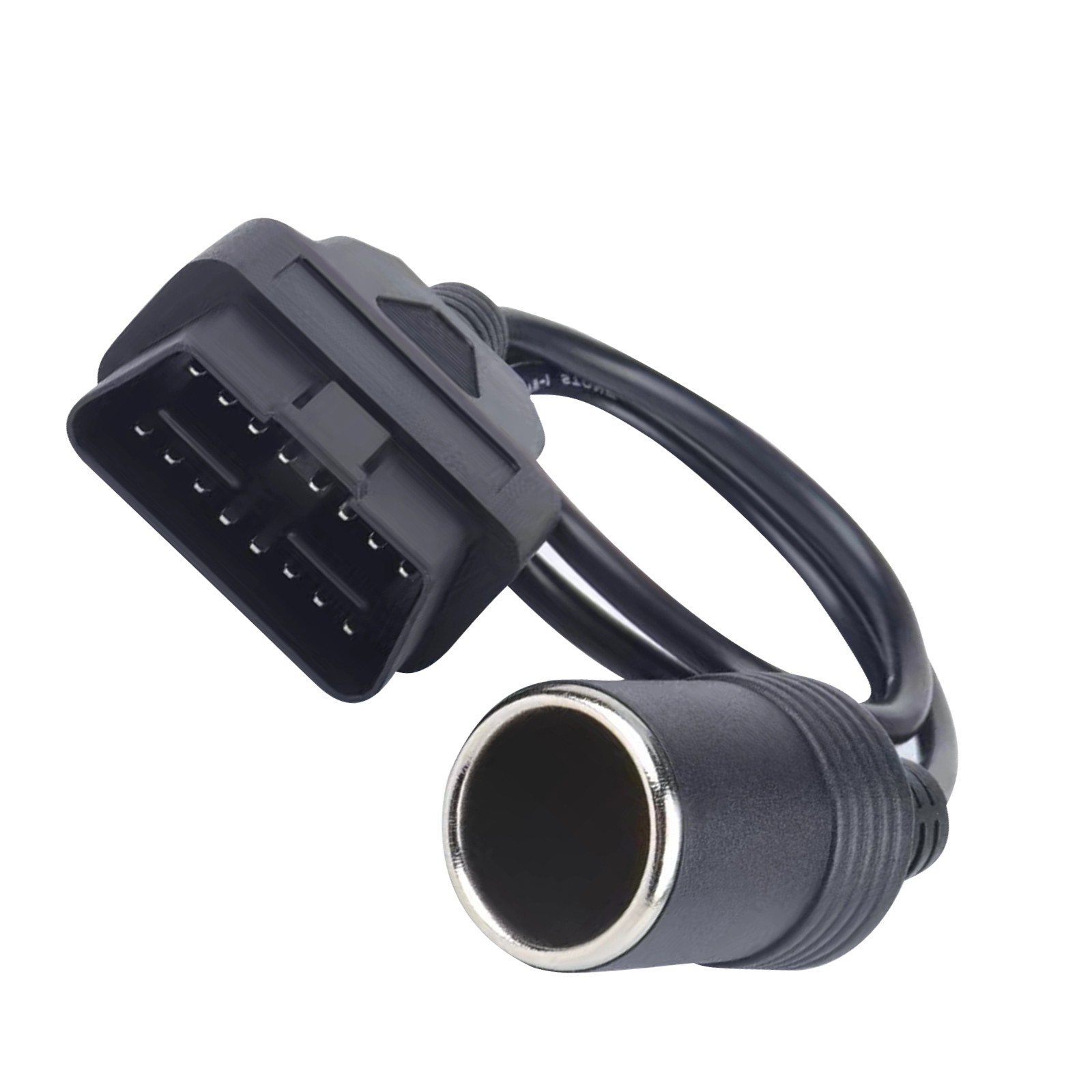 Universal ABS OBD2 Car Cigarette Lighter 16 Pin Socket Power 1 Way Adapter nn