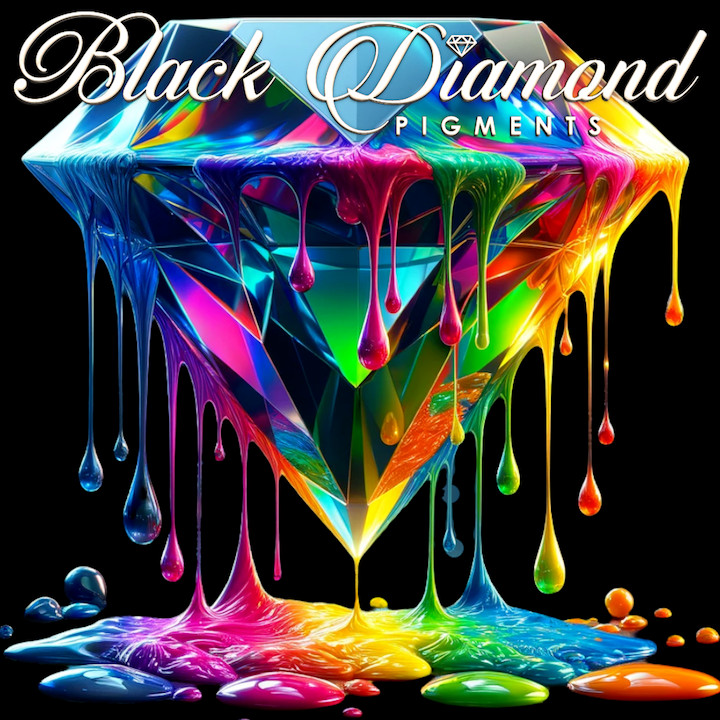 Black Diamond Pigments® | Ruby Red Galaxy Artist Glitter