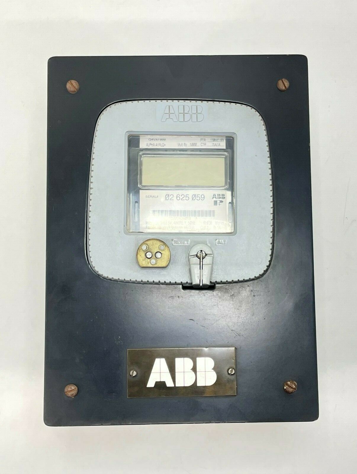 ABB 3PH-4W ALPHA A1RLQ+ Electronic Energy Watt Hours Meter Panel Mount