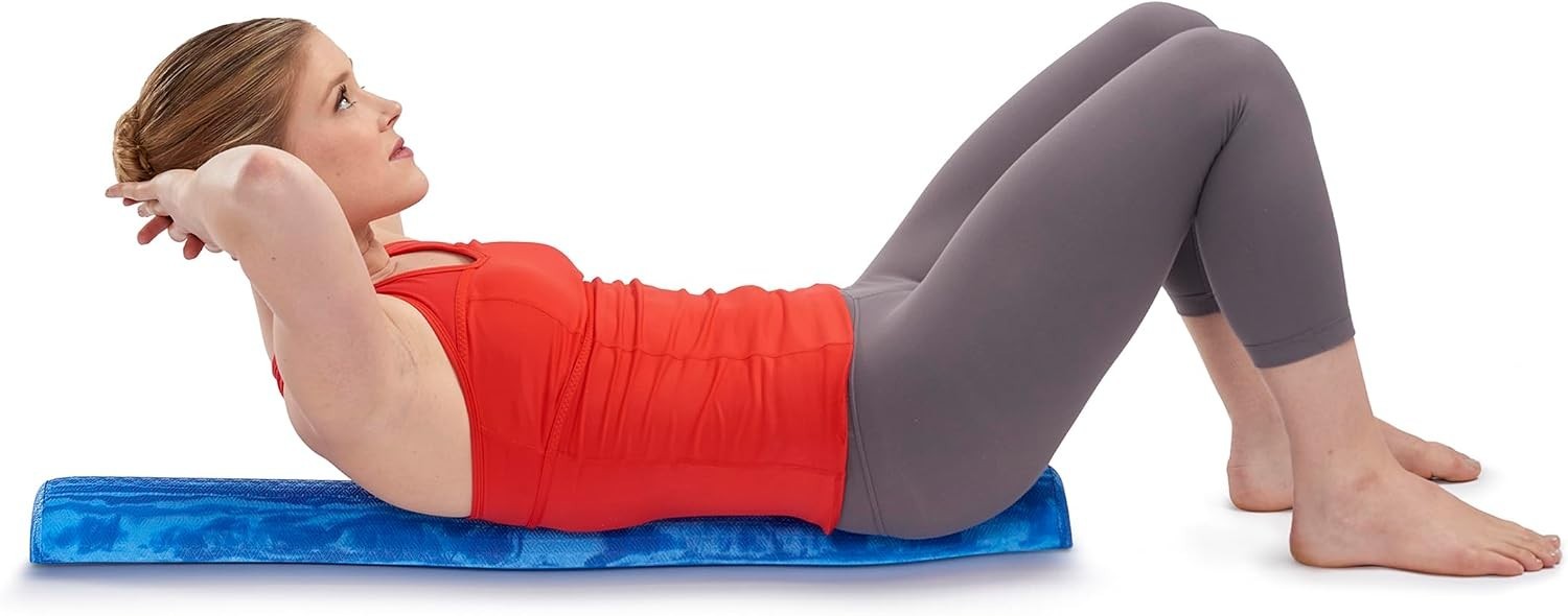 Pro-Roller Soft Foam Roller - Blue 36" for Pilates & Yoga