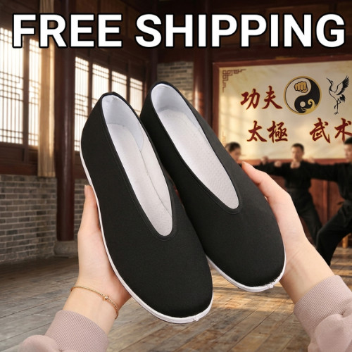 Neutral Chinese traditional Kung Fu cotton shoes Tai Chi martial arts training