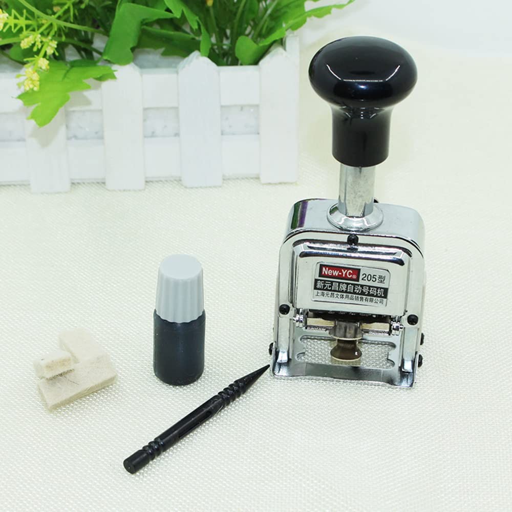Self Inking Number Stamp 5 Digits Automatic Numbering Machine Metal Number St...