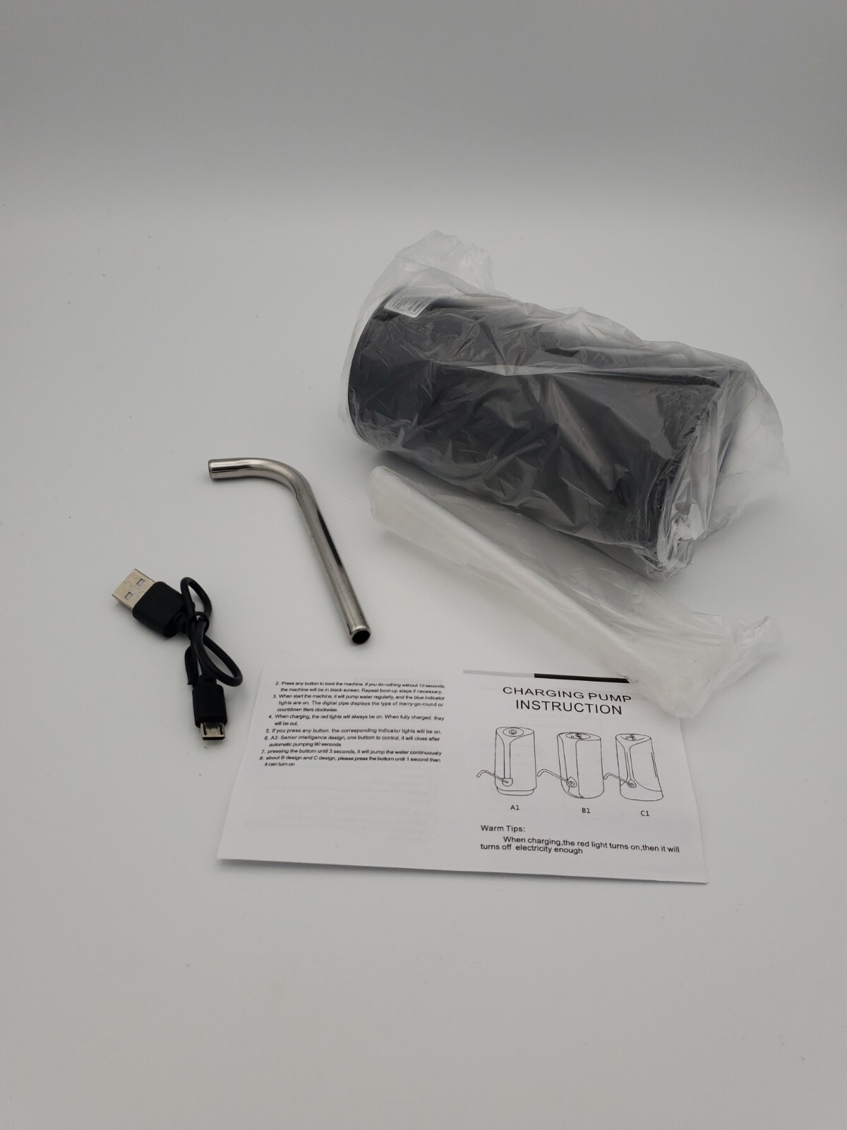 Water Bottle Pump 5gal USB Dispenser